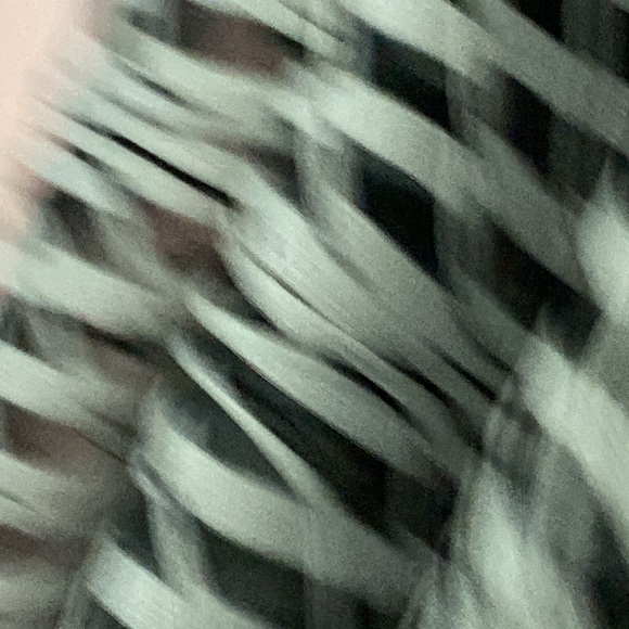 R&M WO SIZE 16 BLACK WHITE WAVE DESIGN DRESS WITH ATTACHED WATERFALL JACKET EUC - Picture 4 of 11